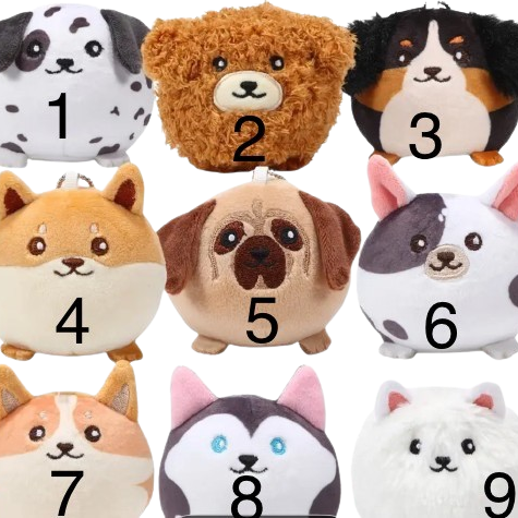 Doggie Plush Keychain